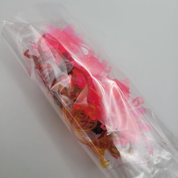 Vintage Cocktail Hanger Marker Zoo Animals 1960s Nron Pink Elephant Monkeys Mix - Picture 14 of 14